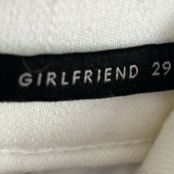 NWOT Banana Republic white  raw hem  girlfriend jeans size 29 - Picture 5 of 5